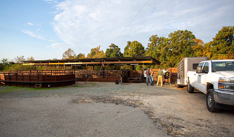 Barn/Unloading Area