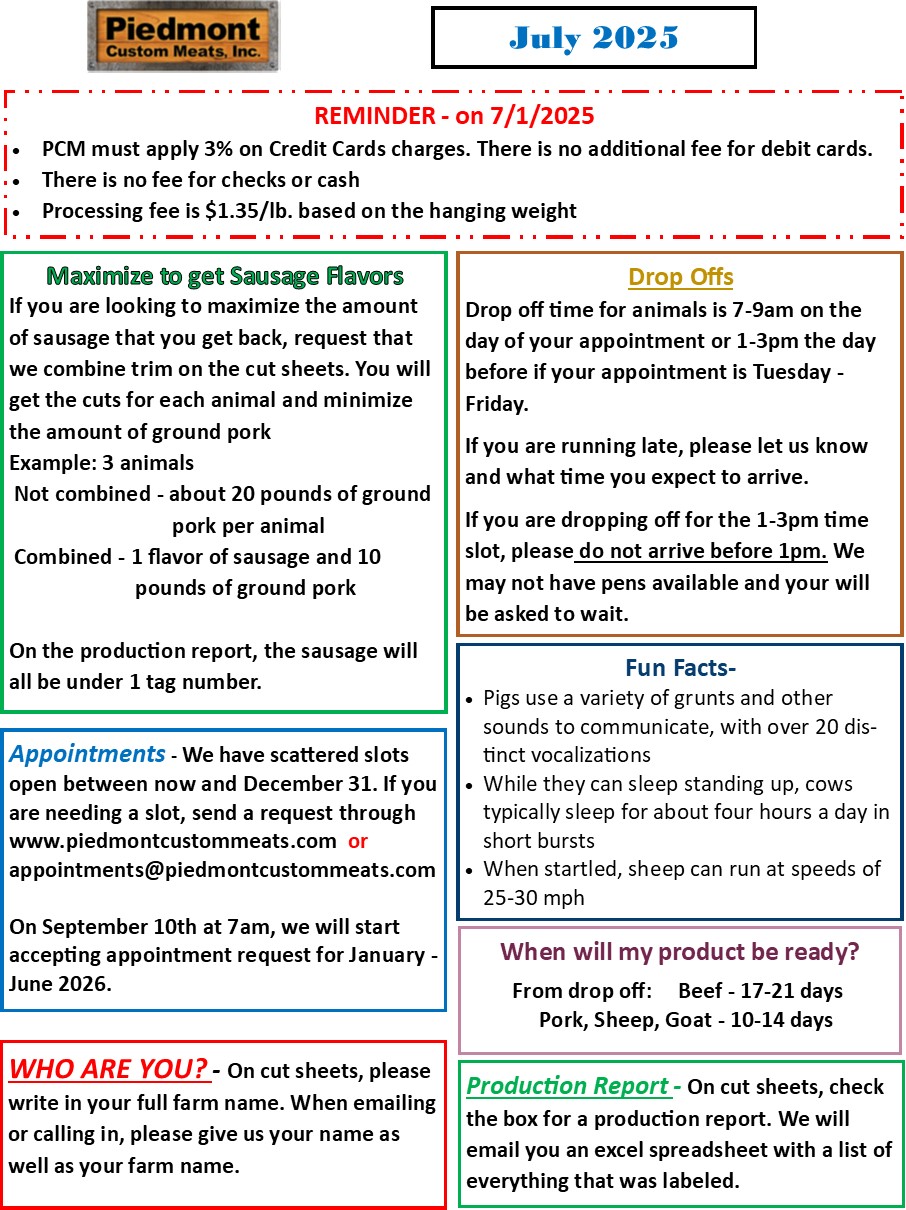 July 2025 Newsletter