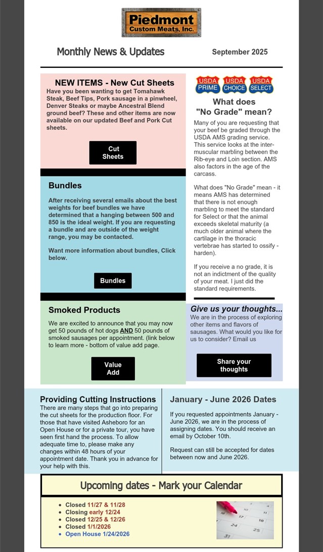September 2025 Newsletter